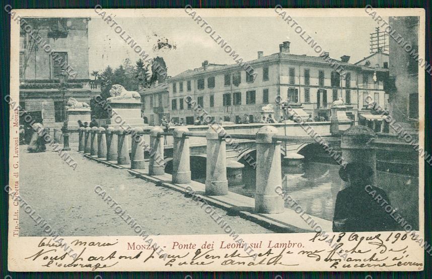 Milano Monza cartolina QQ8334 – fronte