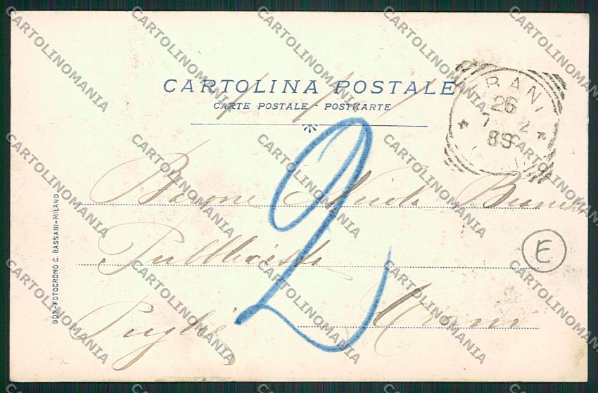 Milano Monza cartolina QQ8335 – retro