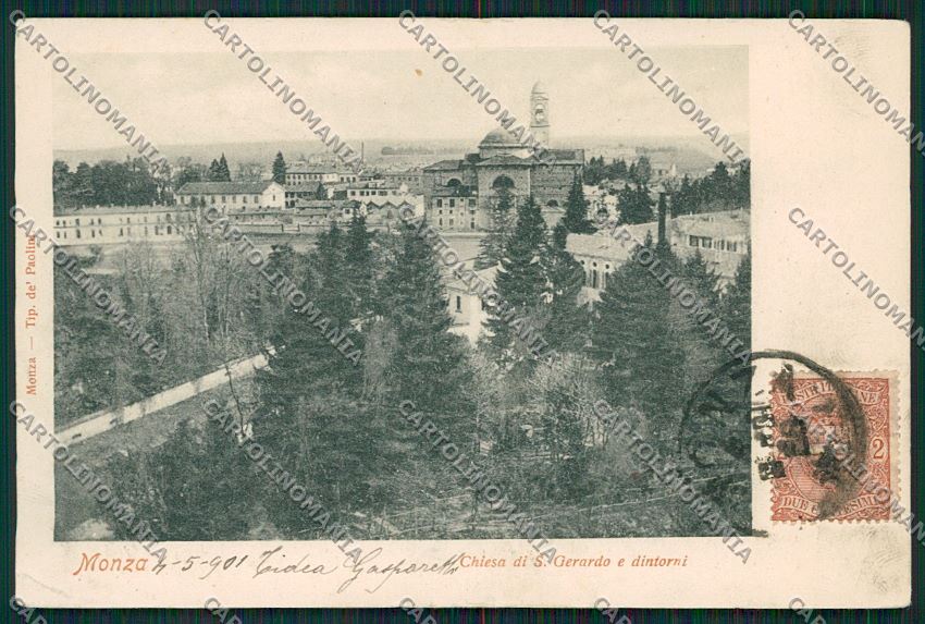 Milano Monza cartolina QQ8340 – fronte