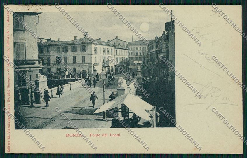 Milano Monza cartolina QQ8349 – fronte