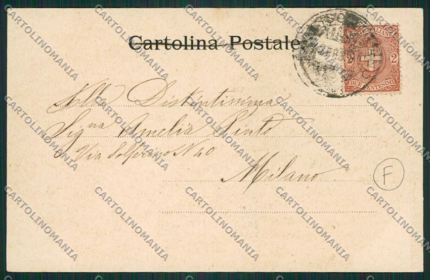 Milano Monza cartolina QQ8350 – retro