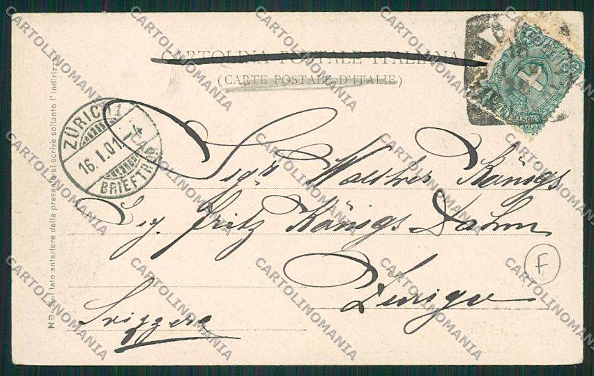 Milano Monza Savoia cartolina QQ8353 – retro