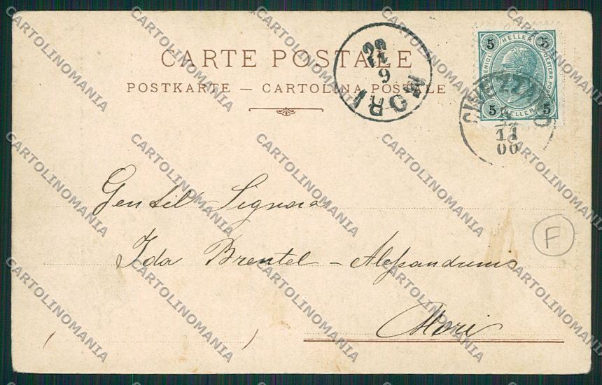 Milano Monza Savoia cartolina QQ8354 – retro