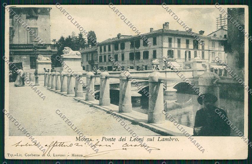Milano Monza cartolina QQ8356 – fronte