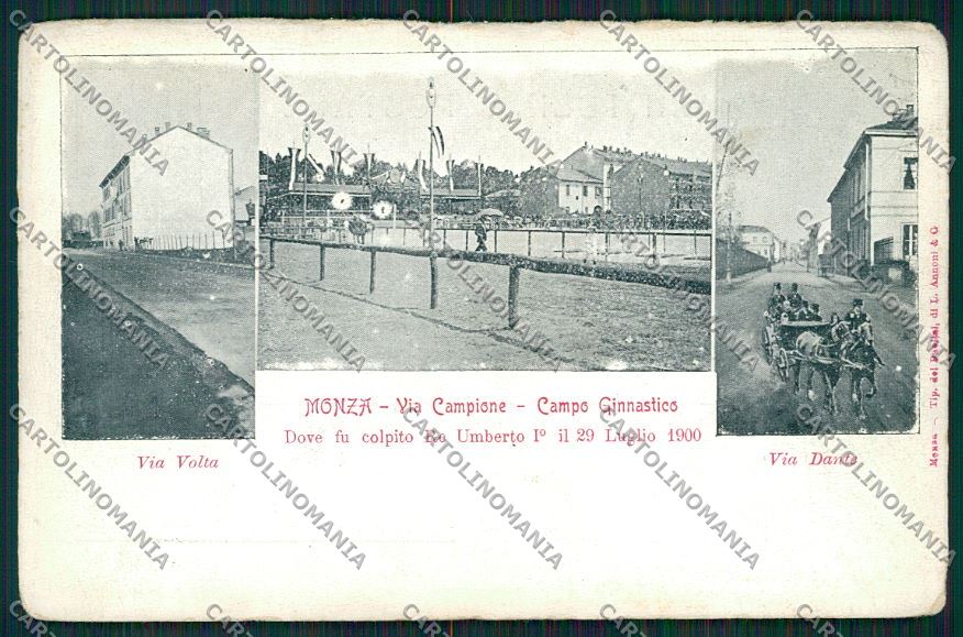 Milano Monza Savoia cartolina QQ8363 – fronte