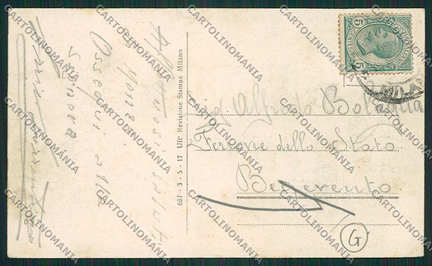 Milano Monza cartolina QQ8365 – retro