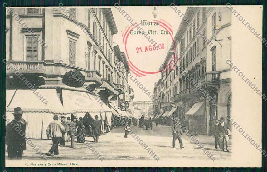 Milano Monza cartolina QQ8389 – fronte