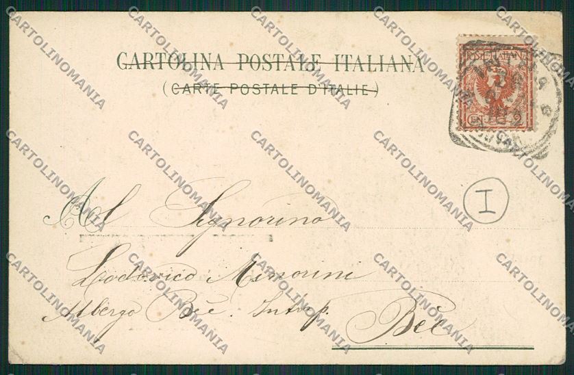 Milano Monza Savoia cartolina QQ8391 – retro
