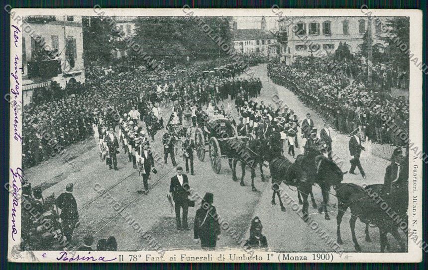 Milano Monza Savoia cartolina QQ8392 – fronte