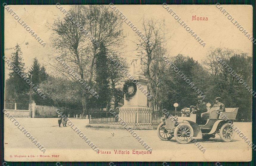 Milano Monza SCOLLATA cartolina QQ8398 – fronte