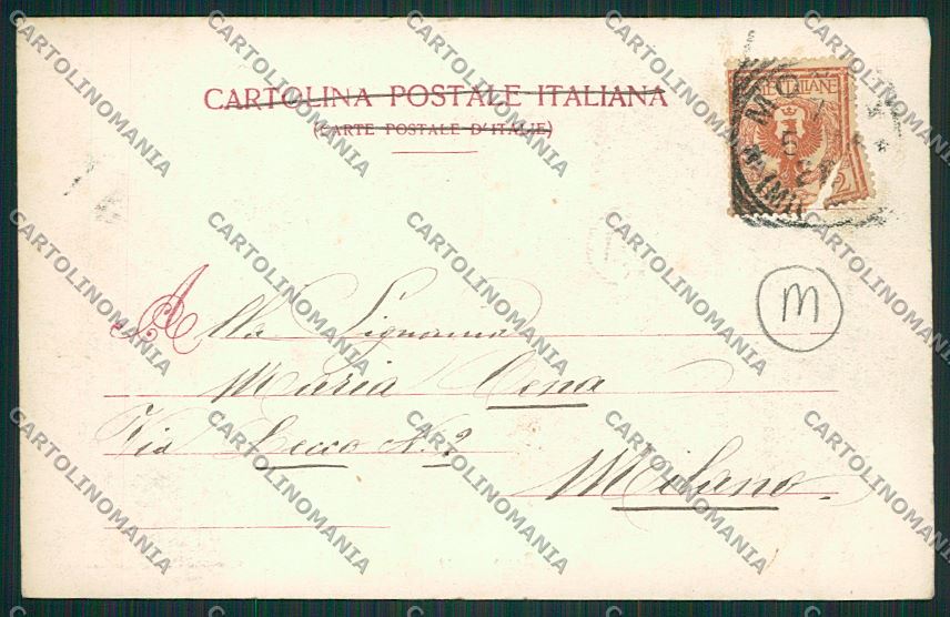 Milano Monza cartolina QQ8404 – retro