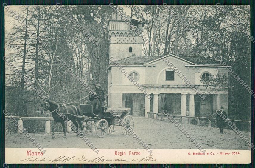 Milano Monza cartolina QQ8406 – fronte