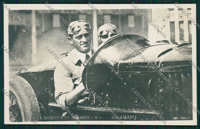 Milano Monza Automobilismo Racing Car Salamano Foto cartolina QQ8408 – fronte
