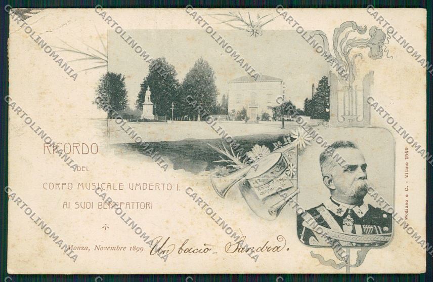 Milano Monza Savoia cartolina QQ8410 – fronte