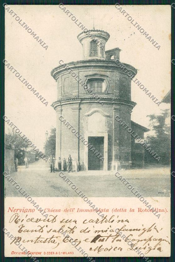 Milano Nerviano cartolina QQ8427 – fronte