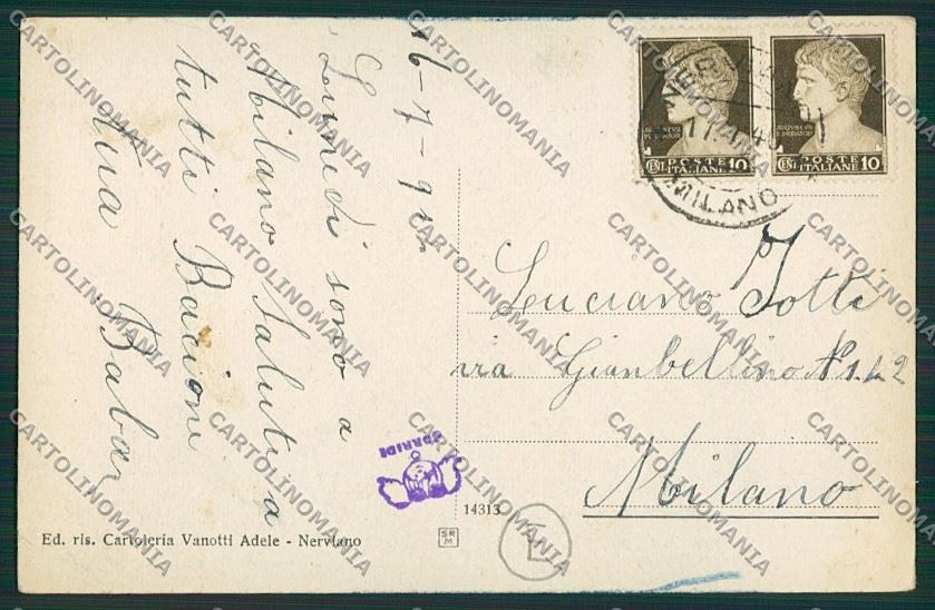 Milano Nerviano cartolina QQ8431 – retro