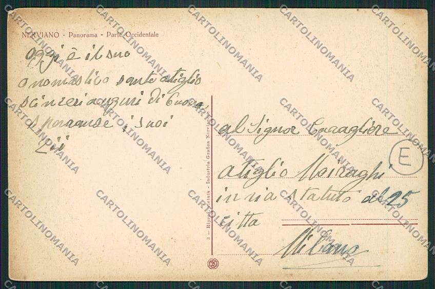 Milano Nerviano cartolina QQ8432 – retro