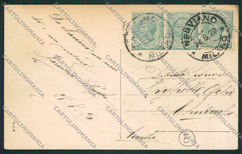 Milano Nerviano cartolina QQ8436 – retro