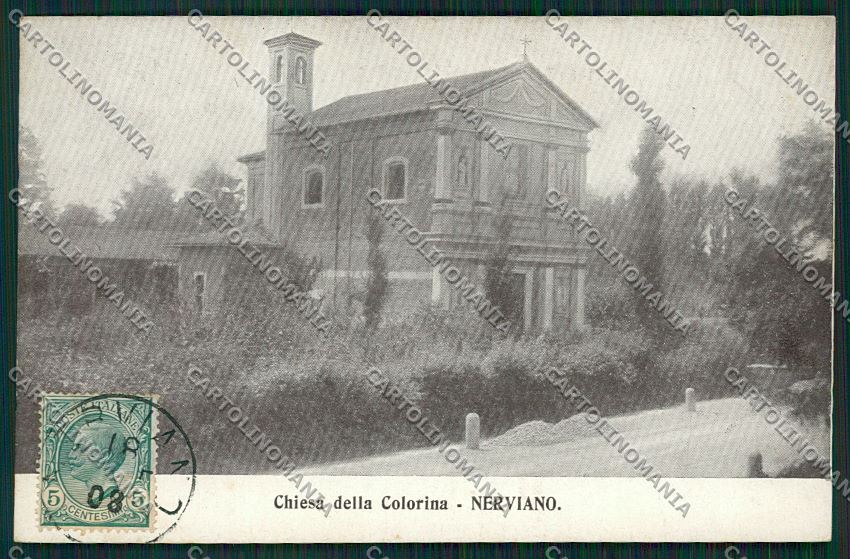 Milano Nerviano cartolina QQ8437 – fronte
