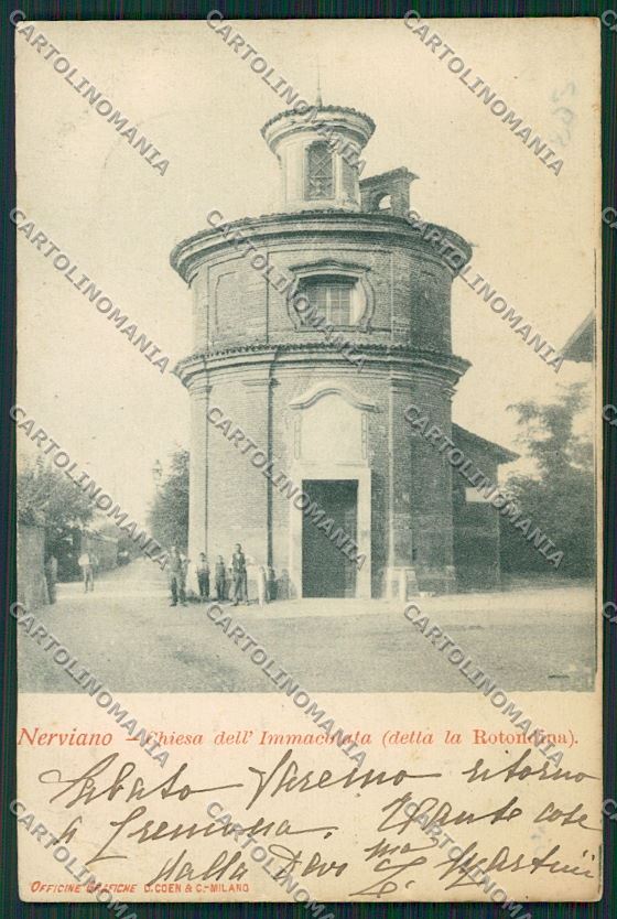 Milano Nerviano cartolina QQ8439 – fronte