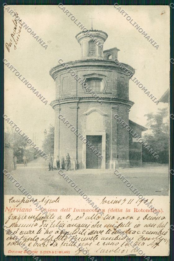 Milano Nerviano cartolina QQ8440 – fronte