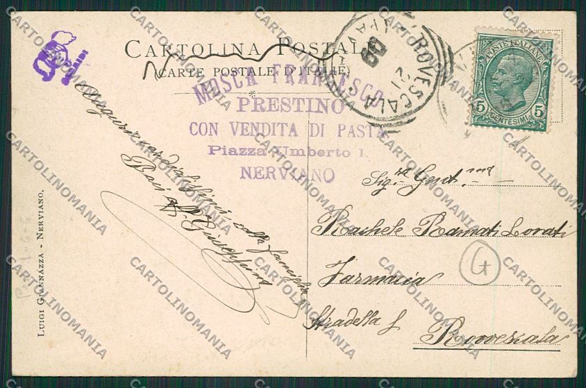 Milano Nerviano cartolina QQ8442 – retro