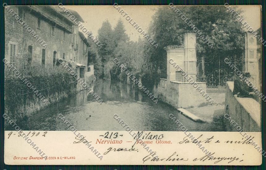 Milano Nerviano cartolina QQ8449 – fronte