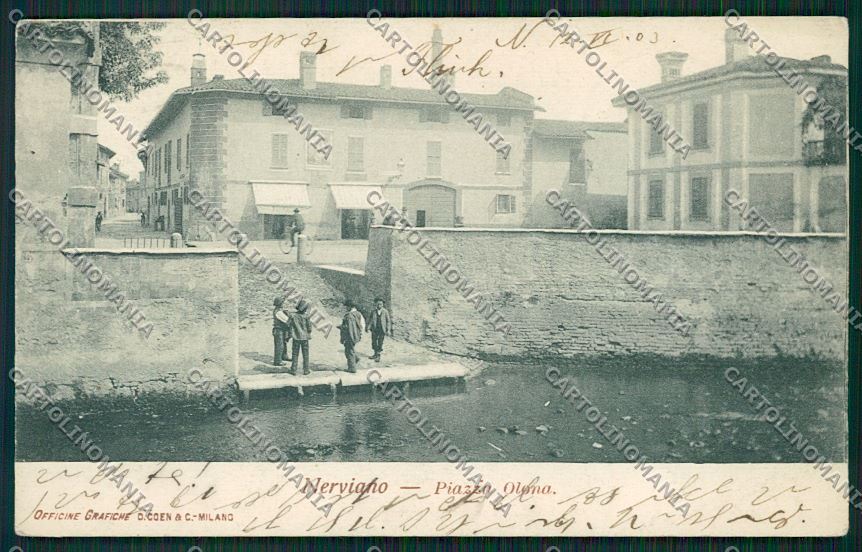 Milano Nerviano cartolina QQ8462 – fronte