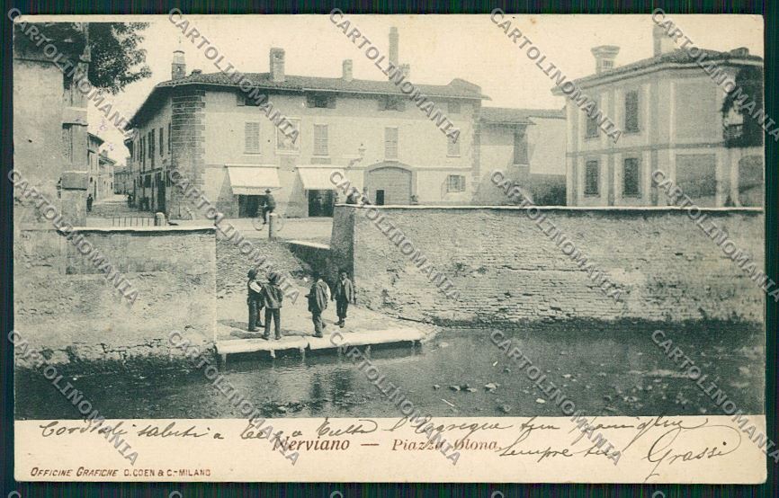 Milano Nerviano cartolina QQ8463 – fronte