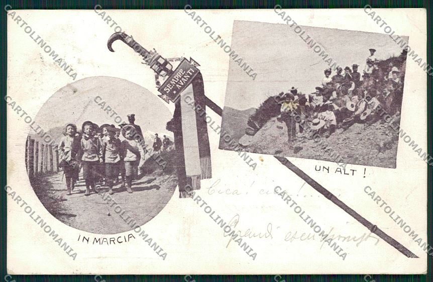 Milano Monza Piccoli Escursionisti cartolina QQ8467 – fronte