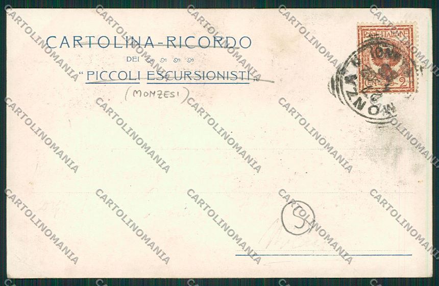 Milano Monza Piccoli Escursionisti cartolina QQ8467 – retro