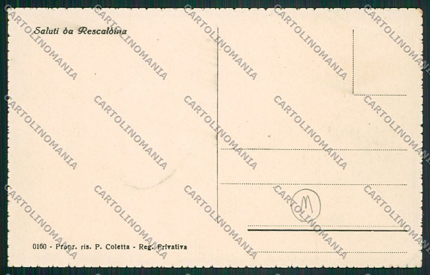 Milano Rescaldina PIEGA cartolina QQ8498 – retro