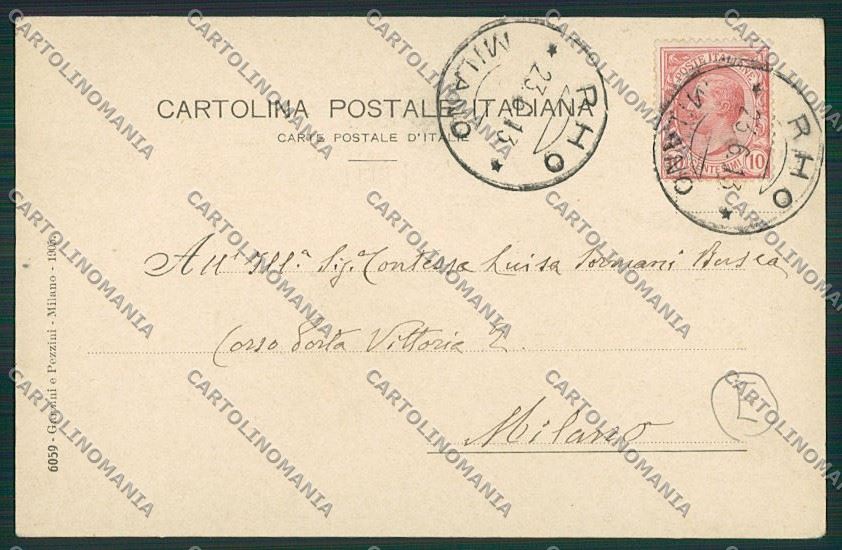 Milano Rho Saluti da cartolina QQ8508 – retro