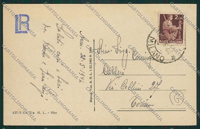 Milano Rho cartolina QQ8516 – retro