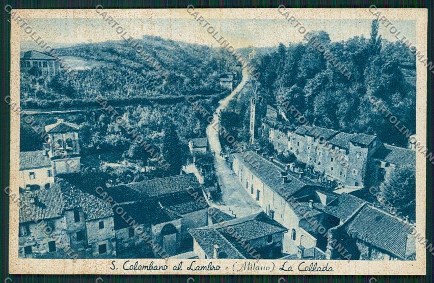 Milano San Colombano al Lambro PIEGHINE cartolina QQ8528 – fronte
