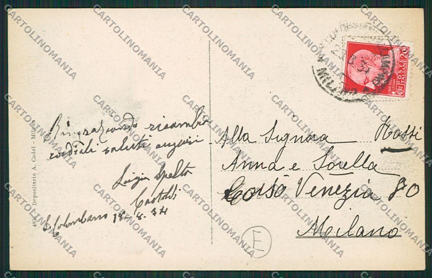 Milano San Colombano al Lambro cartolina QQ8546 – retro