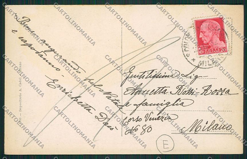 Milano San Colombano al Lambro cartolina QQ8552 – retro
