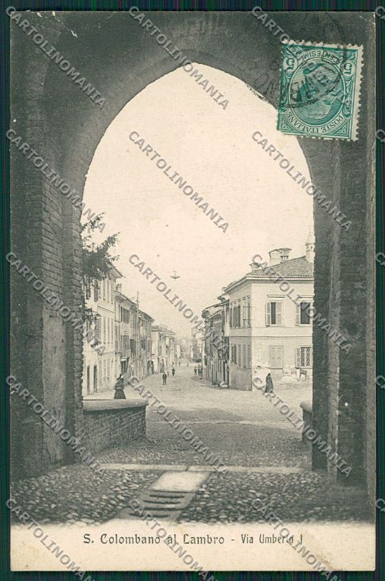 Milano San Colombano al Lambro STRAPPO cartolina QQ8558 – fronte