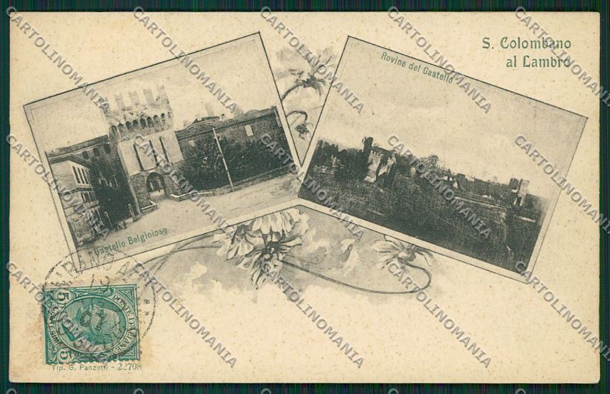 Milano San Colombano al Lambro cartolina QQ8564 – fronte