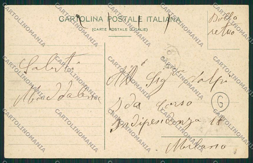 Milano San Colombano al Lambro cartolina QQ8564 – retro