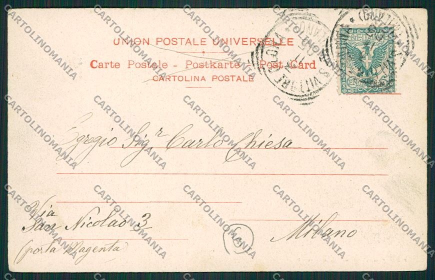 Milano San Vittore Olona cartolina QQ8577 – retro