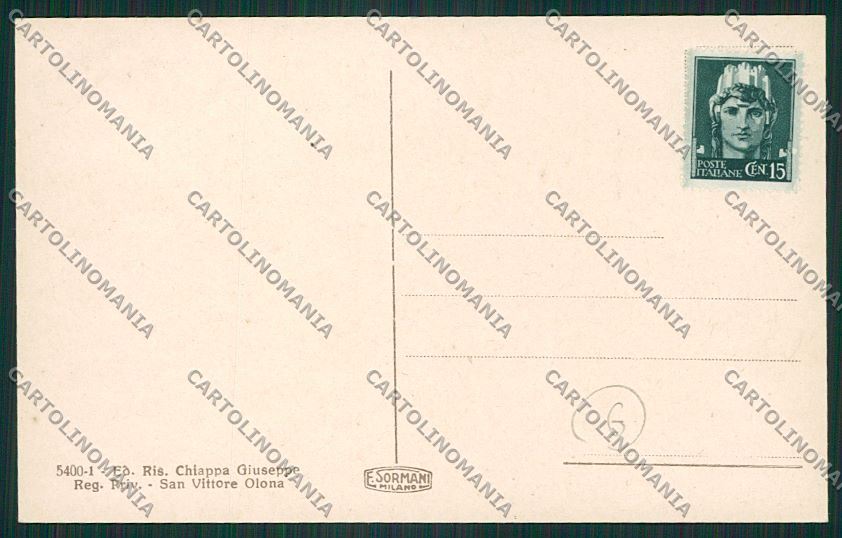 Milano San Vittore Olona cartolina QQ8578 – retro