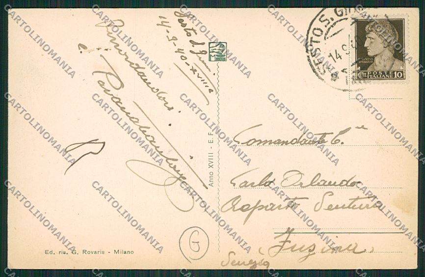 Milano Sesto San Giovanni cartolina QQ8618 – retro