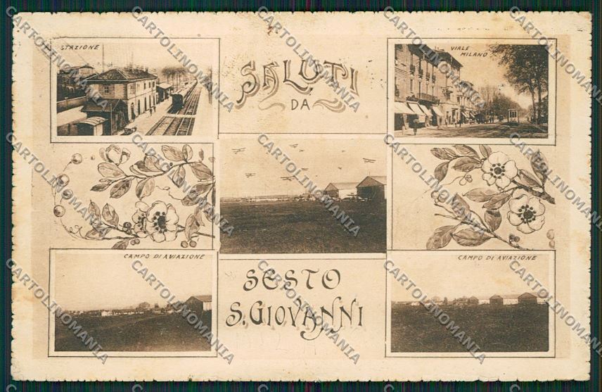 Milano Sesto San Giovanni Saluti da cartolina QQ8622 – fronte