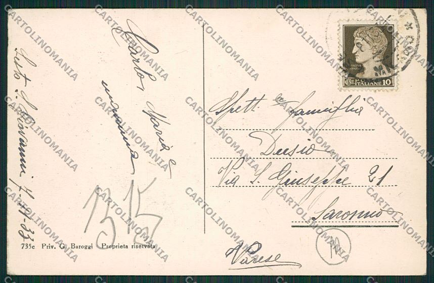 Milano Sesto San Giovanni cartolina QQ8633 – retro
