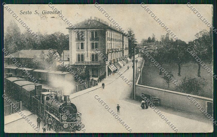 Milano Sesto San Giovanni Treno cartolina QQ8641 – fronte