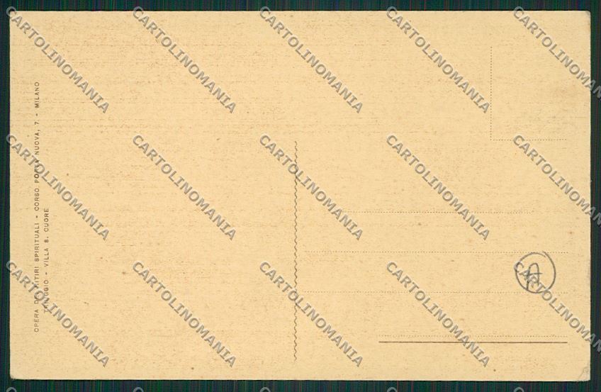 Milano Triuggio Tregasio cartolina QQ8657 – retro