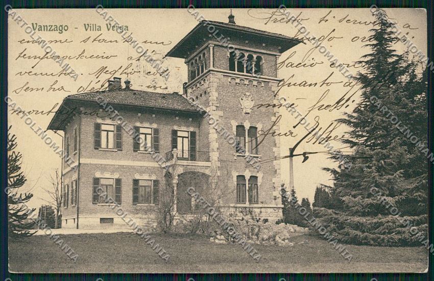 Milano Vanzago cartolina QQ8674 – fronte