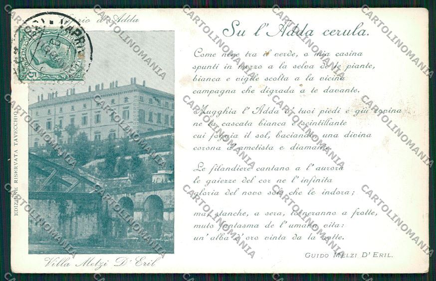 Milano Vaprio D'Adda cartolina QQ8691 – fronte