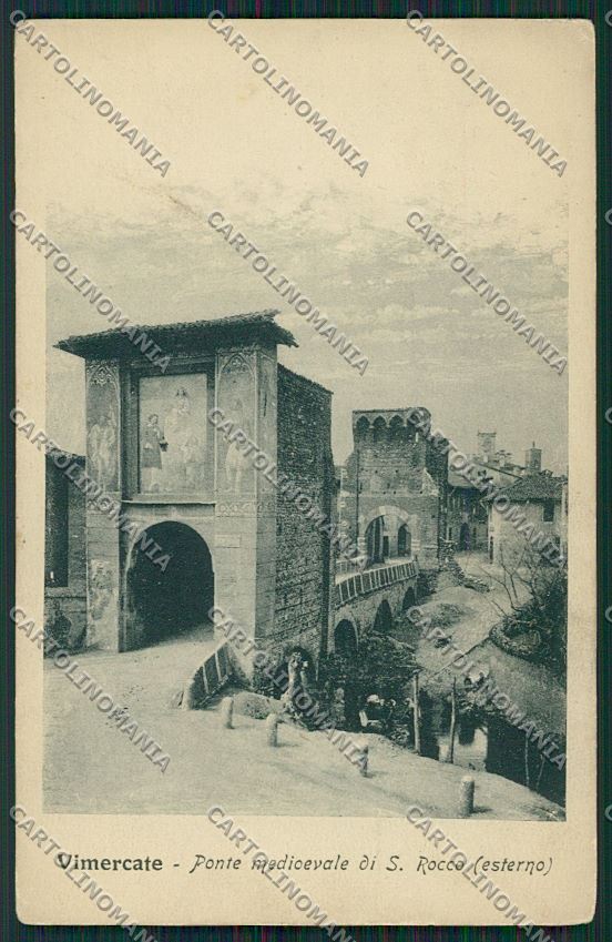 Milano Vimercate cartolina QQ8717 – fronte